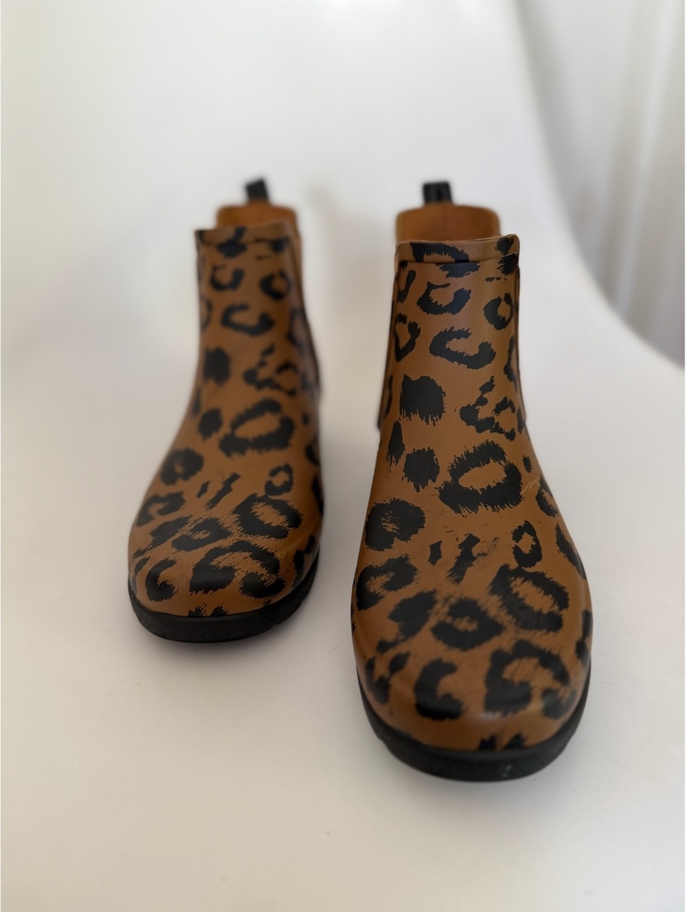Hunter leopard print ankle rain boots - Picture 5 of 7